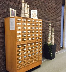 full view of card catalogue