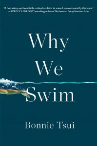 book cover - why we swim by Bonnie Tsui