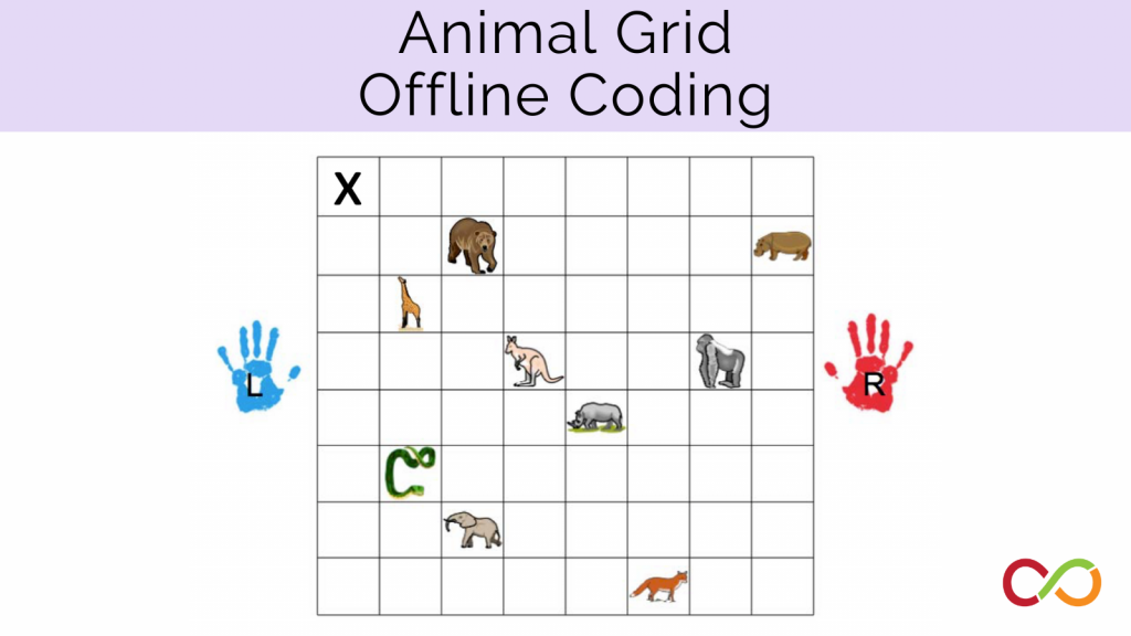 An image linking to the The Animal Grid Game lesson