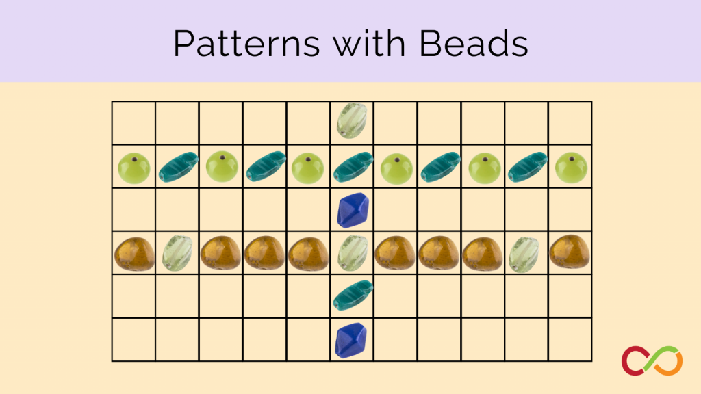 An image linking to the patterns with beads lesson