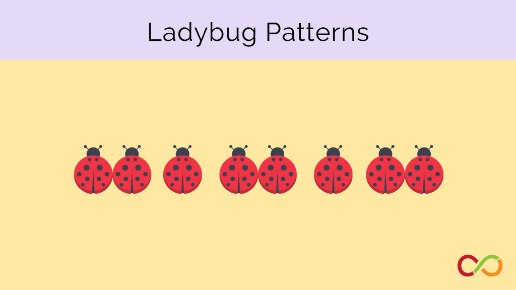 An image linking to the ladybug patterns lesson