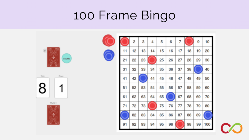 An image linking to the 100 Frame Bingo lesson
