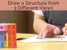 Draw a Structure from 3 Different Views